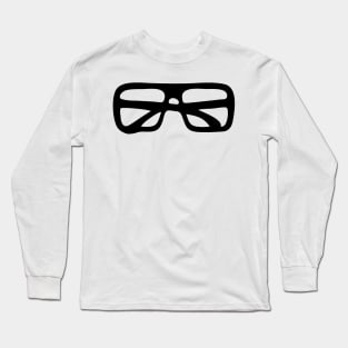 Black Glasses Long Sleeve T-Shirt